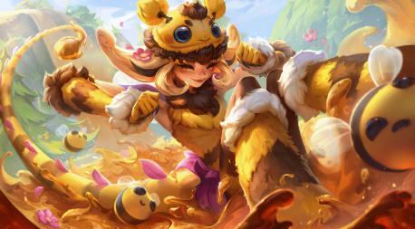 2025年LOL新皮肤抢先看！小蜜蜂妮蔻萌翻全场，机甲斯卡纳帅炸裂