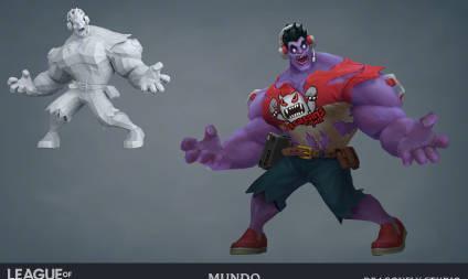 看到暗杀星蒙多新皮肤设计稿，海外党哭了：这延迟让我连游戏都进不去