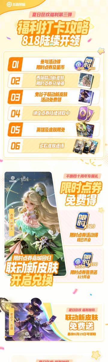 《王者荣耀》818福利活动开启!海外玩家如何用Sixfast加速领取限时点券?