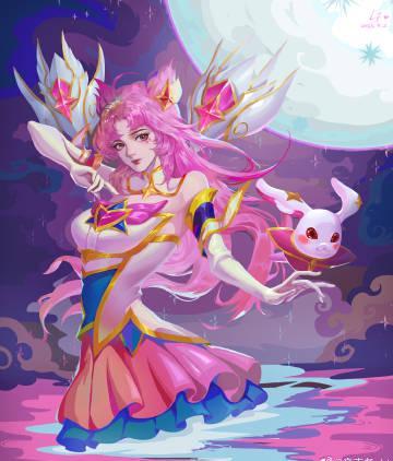 刷到海外朋友发来的星守卡莎同人图,我才发现:原来他们连游戏皮肤都加载不出来