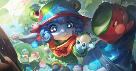 刷到英雄联盟新皮肤设计稿时,我正和海外表弟视频——他盯着加载界面叹气:‘这青蛙雨衣真可爱,可惜我卡成PPT’