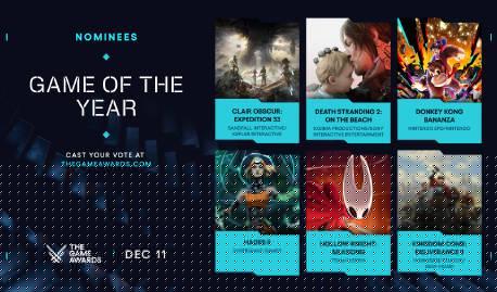 海外华人追TGA游戏盛典遇阻?2025年度提名完整盘点与观赛指南