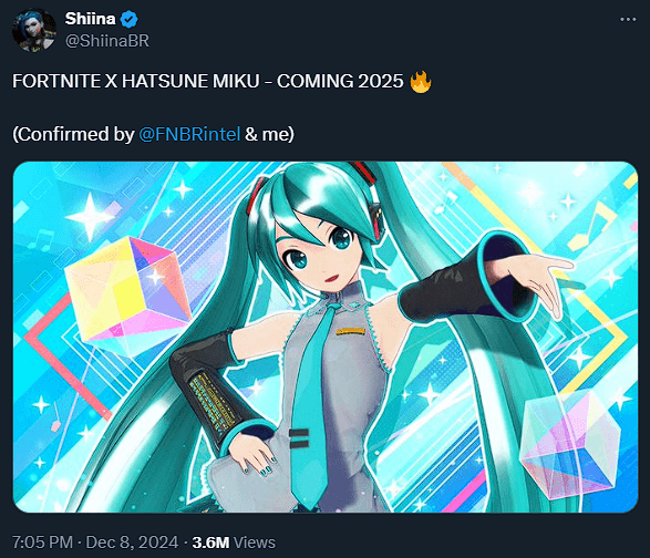 初音未来或将亮相堡垒之夜?2025年联动活动预测